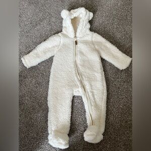 H&M baby teddy bunting snowsuit NWOT